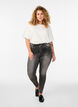 Super slim Amy jeans with high waist, Dark Grey, Model image number 0