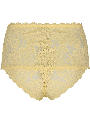 Lace hipster brief with high waist, Pale Banana ASS, Packshot image number 1
