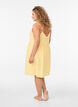 Cotton beach dress with narrow straps, Yellow, Model image number 2