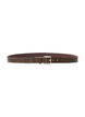 Brown belt in synthetic leather, Bracken, Packshot image number 1