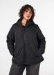 Lightly padded jacket with diamond quilt, Black, Model image number 0