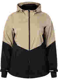 Softshell jacket with colour-block
