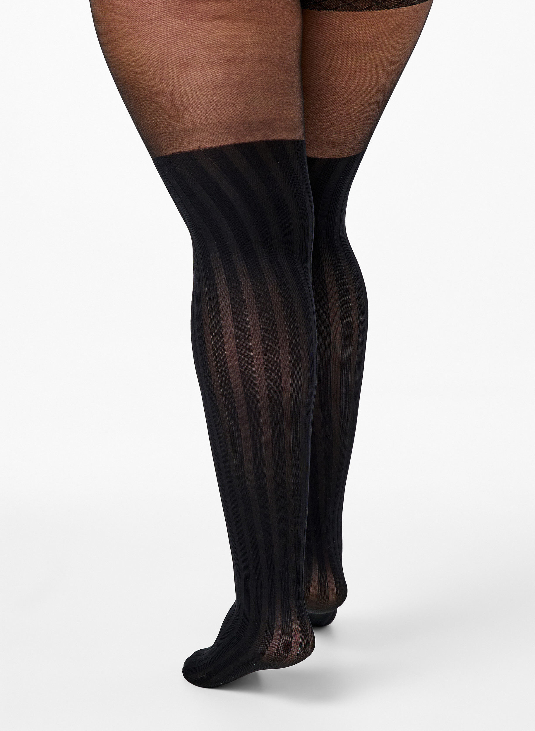 Zizzifashion Overknee-look tights in 50 denier, Black, Packshot image number 1