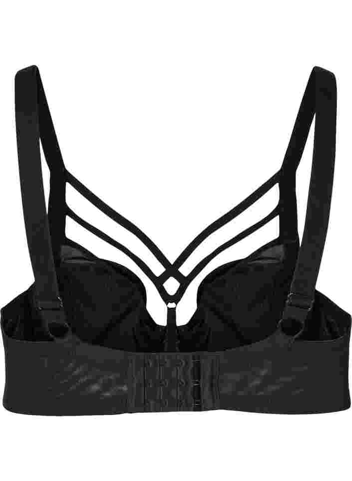 Figa underwired bra in mesh, Black, Packshot image number 1