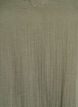 Short A-line dress in cotton muslin, Green, Packshot image number 2