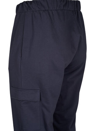 Sweatpants with cargo pockets, Ombre Blue, Packshot image number 3