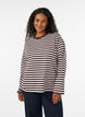 Basic t-shirt with long sleeves, Pink, Model image number 0