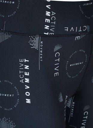 Tight fitting training shorts with print, Logo AOP, Packshot image number 2