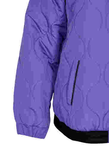 Bomber jacket with pockets and glitter, Passion Flower, Packshot image number 3