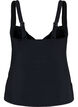 Tankini with a drape front, Black, Packshot image number 1