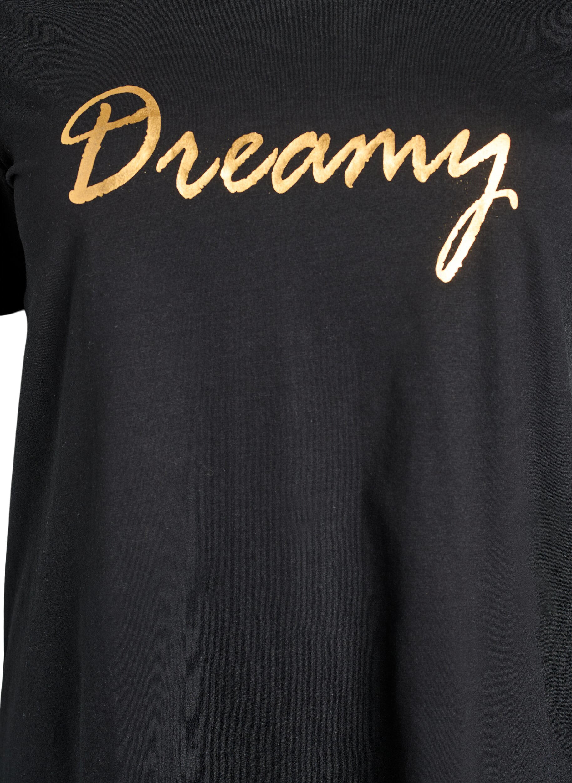 Zizzifashion FLASH - T-shirt with print, Black, Packshot image number 2