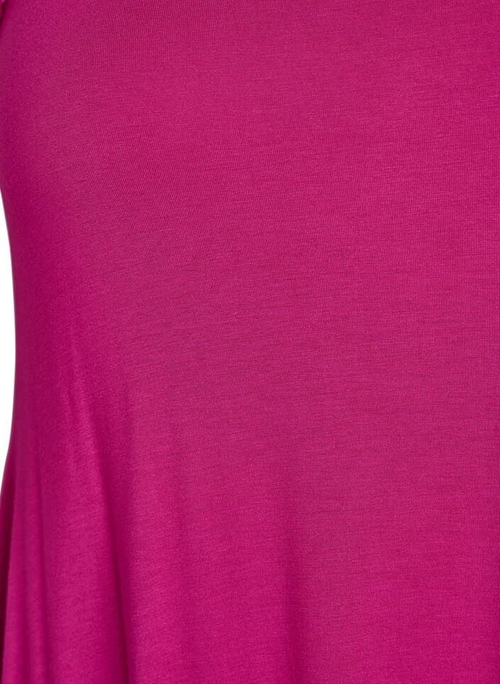 Beach dress in viscose with braided straps, Pink, Packshot image number 2