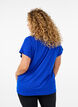 Loose training t-shirt with v-neck, Blue, Model image number 2