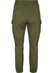 Cargo trousers with elastic waist, Forest Night, Packshot image number 1