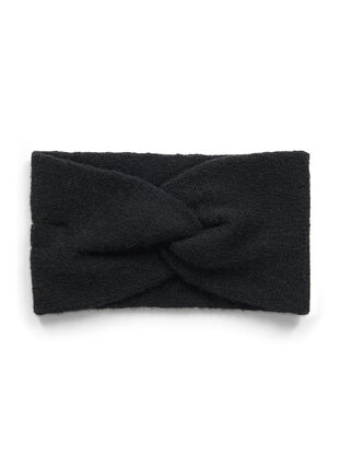 Knitted headband, Black, Packshot image number 0