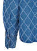 Denim shirt with destroy pattern, Blue Denim, Packshot image number 3