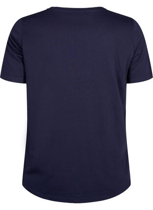 FLASH - T-shirt with motif, Navy Blazer Bloom, Packshot image number 1