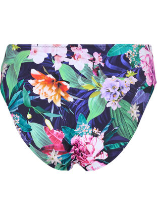 Bikini bottoms with a high waist, Flower Print, Packshot image number 1
