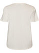 Cotton T-shirt with print, White, Packshot image number 1