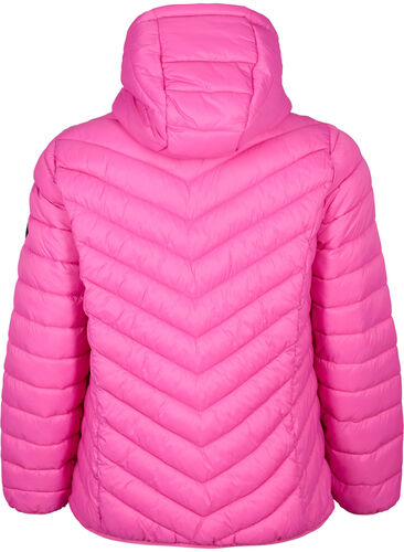 Lightweight jacket with hood, Rose Violet, Packshot image number 1
