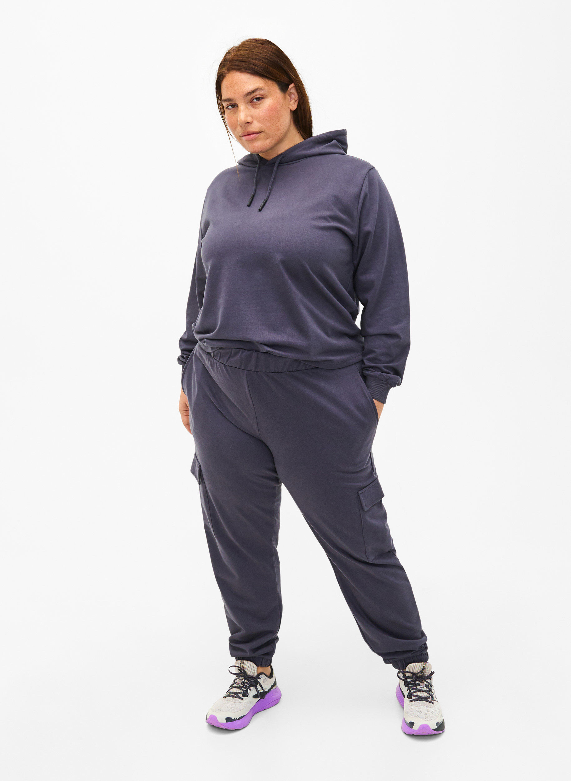 Zizzifashion Sweat hoodie, Ombre Blue, Model image number 2