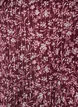 Tunic with floral print and glitter threads, Red, Packshot image number 2