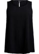 FLASH - Sleeveless top with texture, Black, Packshot image number 0