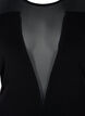 Tight-fitting bodystocking with mesh, Black, Packshot image number 2