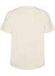 Cotton T-shirt with text print, White, Packshot image number 1