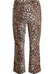 Leopard print straight-leg trousers, Brown, Packshot image number 1