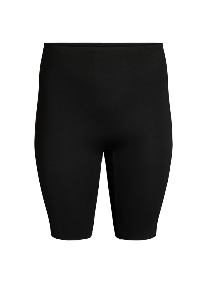Light shapewear long shorts, Black, Packshot image number 0