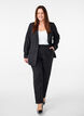 Trousers with pockets and straight leg, Black, Model image number 0