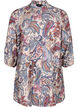 Paisley print viscose tunic with 3/4 sleeves, Sand Do. Paisley AOP, Packshot image number 0