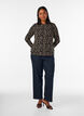 Long-sleeved blouse, Black, Model image number 1