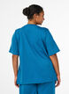 T-shirt in modal mix, Petrol, Model image number 2