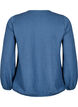 FLASH - Blouse with texture and long sleeves, Sargasso Sea, Packshot image number 1