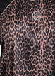Workout t-shirt with leopard print and raglan sleeves, Brown, Packshot image number 2