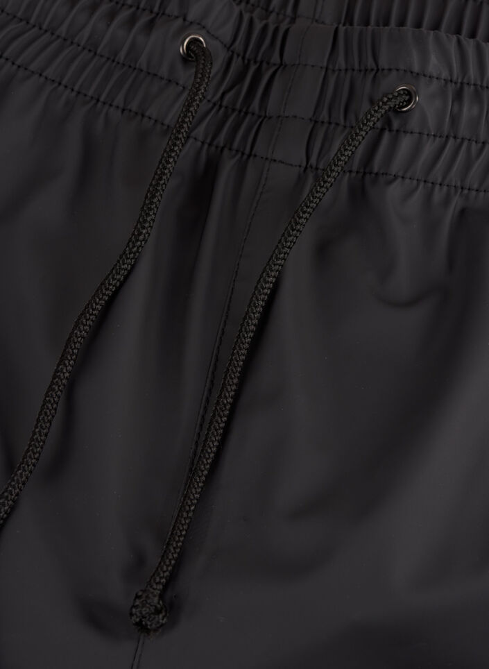 Rain trousers with taped seams, Black, Packshot image number 2
