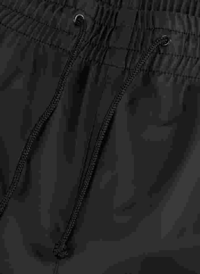 Rain trousers with taped seams, Black, Packshot image number 2