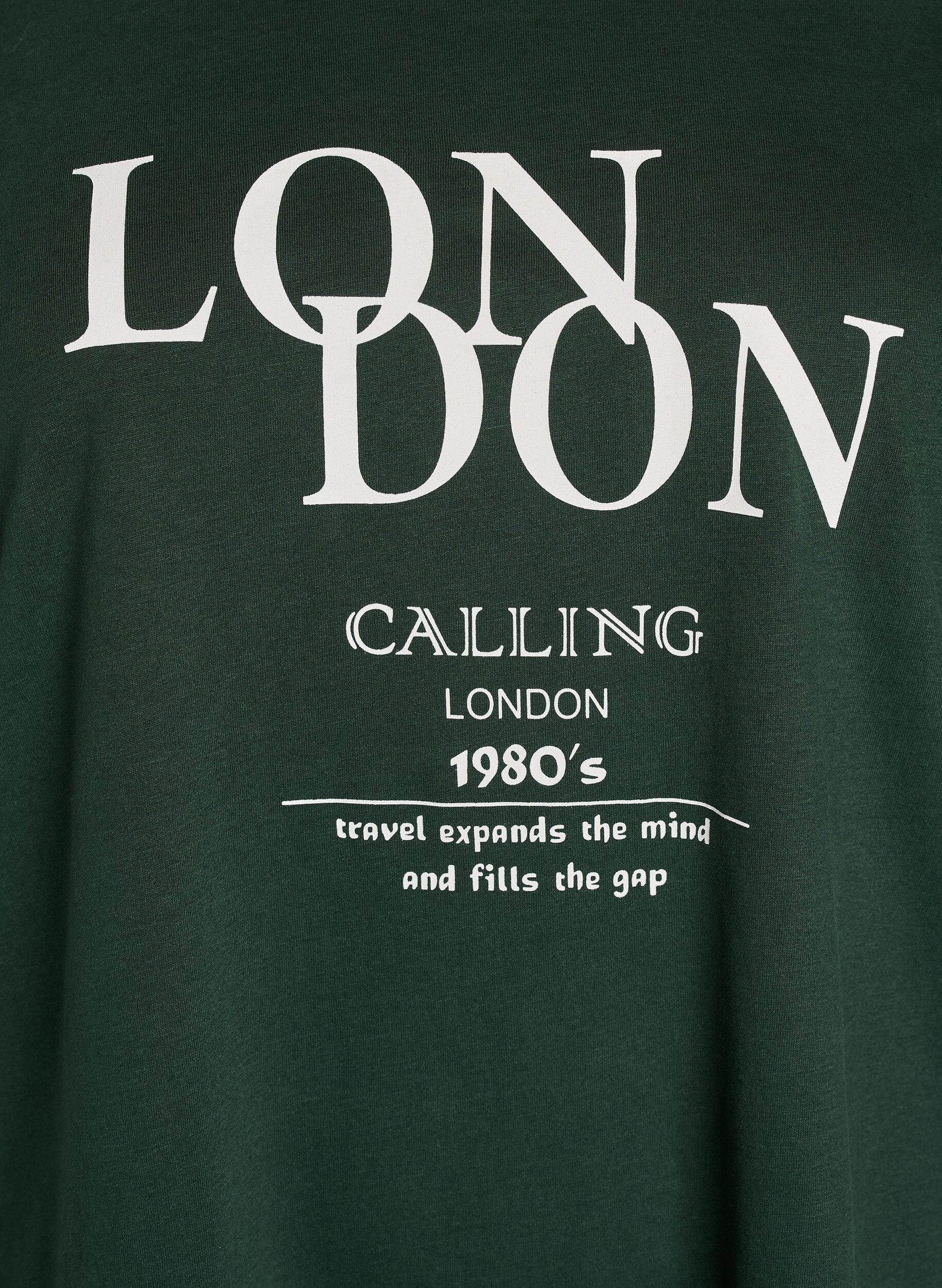 ZizzifashionT-shirt with motif, Green, Packshot image number 2