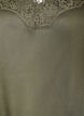 Strappy top with lace and an asymmetrical hem, Green, Packshot image number 2