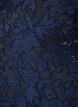 Sheer blouse with floral texture and long sleeves, Blue, Packshot image number 2