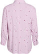 Nightshirt with stripes and hearts, Rose, Packshot image number 1