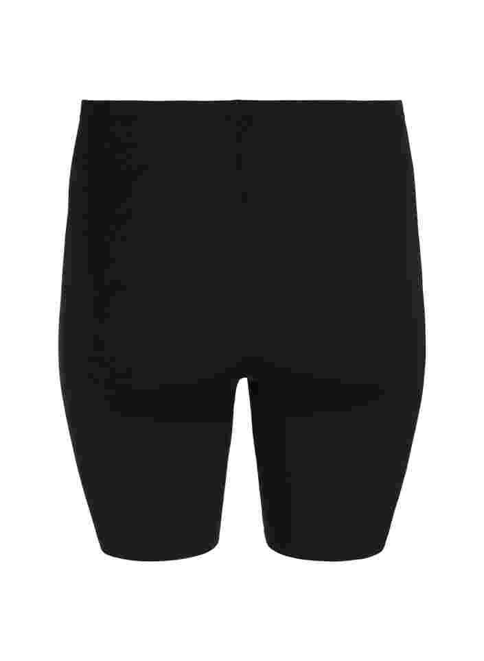 Light shapewear shorts with a high waist, Black, Packshot image number 1