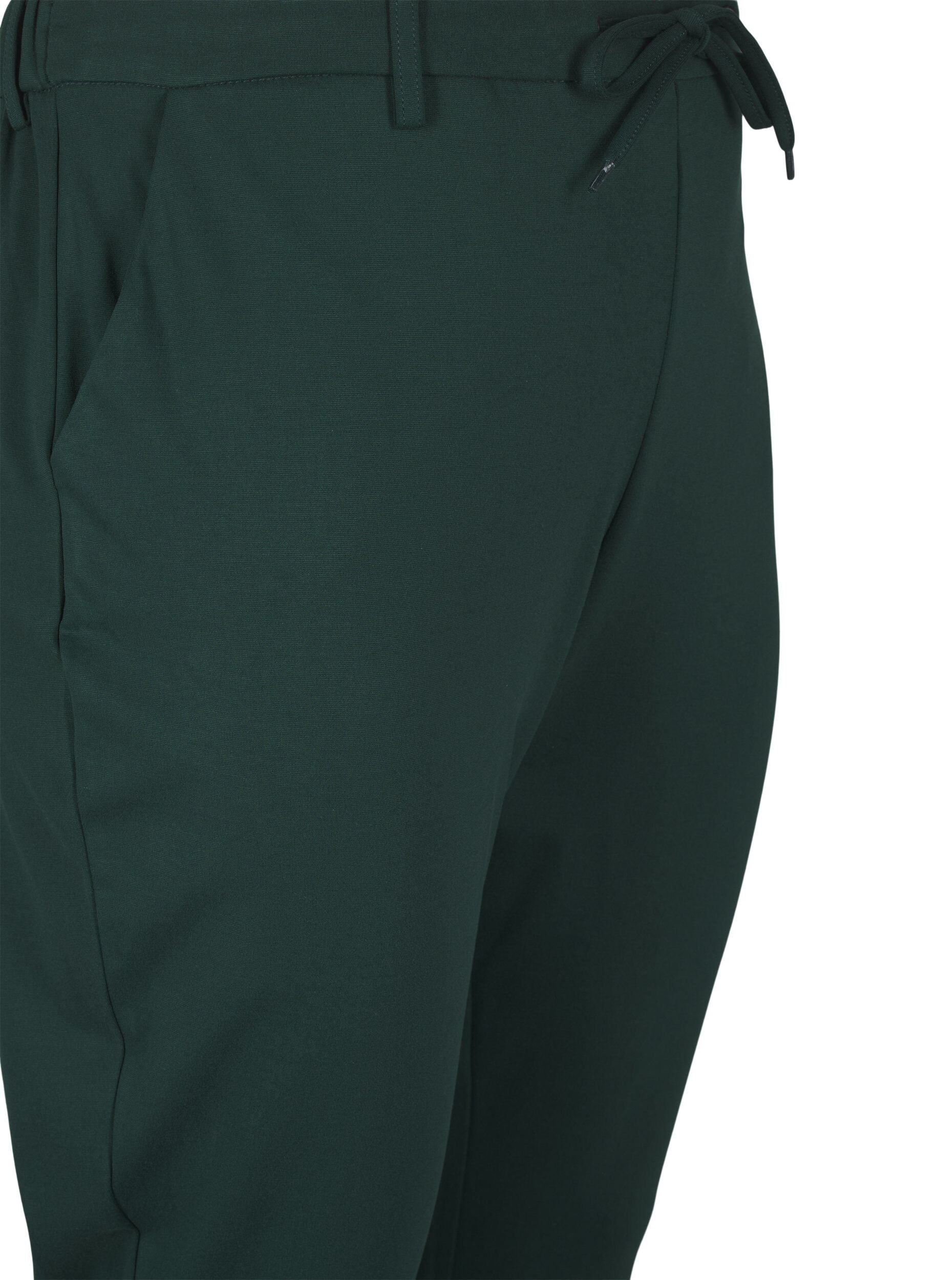 Zizzifashion Cropped Maddison trousers, Green, Packshot image number 2
