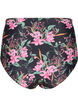 Extra high-waisted bikini bottom with print, Pink, Packshot image number 1