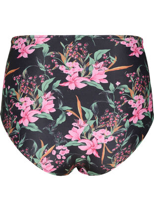 Extra high-waisted bikini bottom with print, Palm Leaf AOP, Packshot image number 1