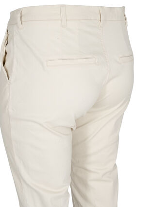 Chinos in cotton with pockets, Sand, Packshot image number 3