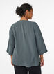 Blouse with 3/4 sleeves, Green, Model image number 2