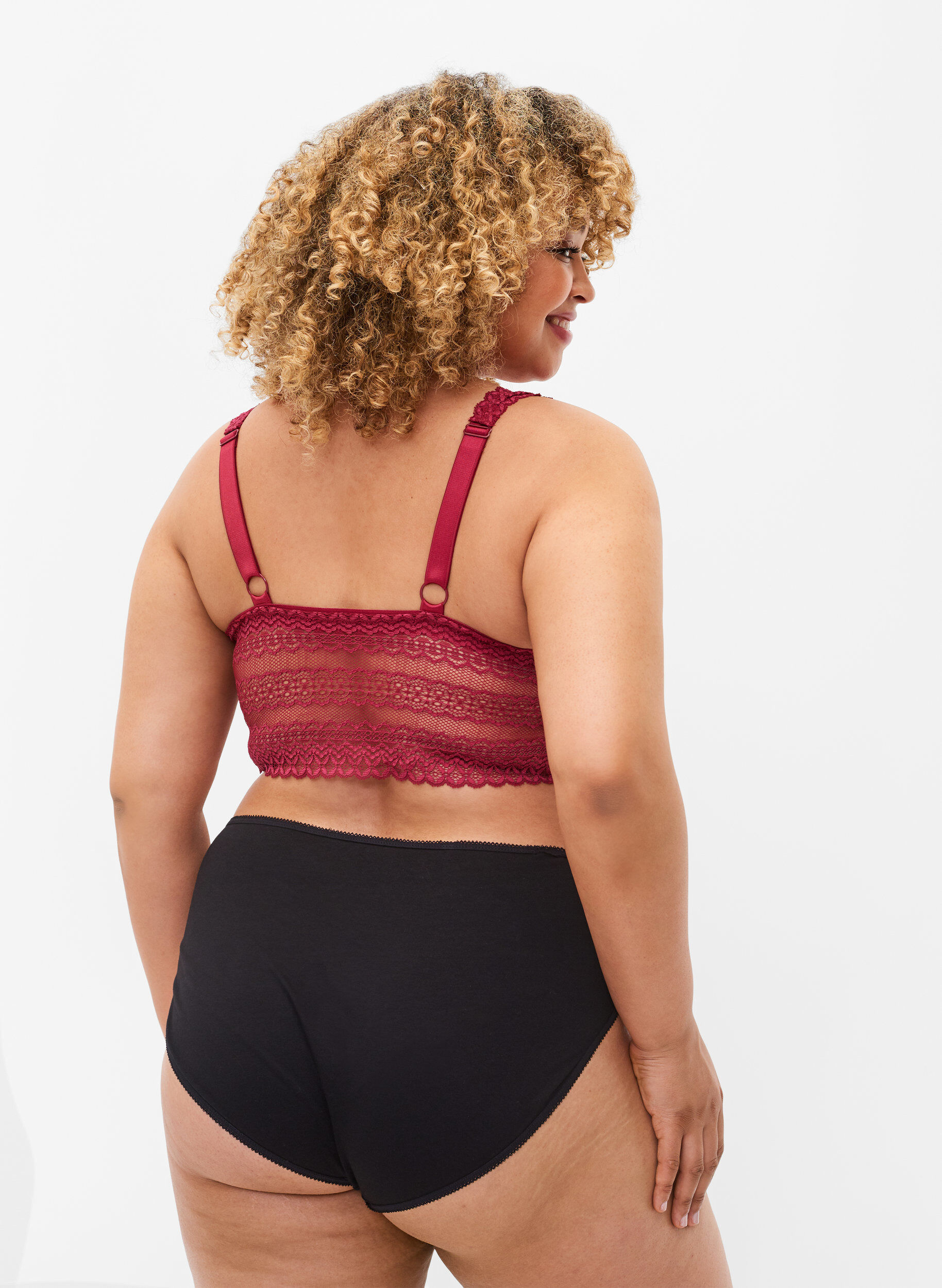 Zizzifashion Lace bra with soft padding, Nocturne ASS, Model image number 1